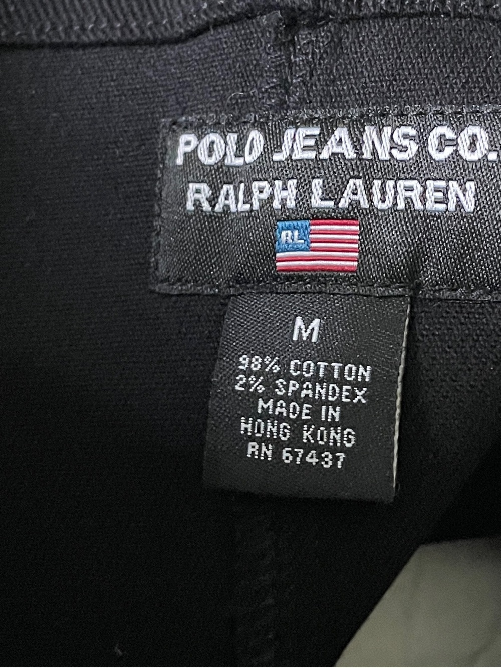 Ralph Lauren Polo Jeans RARE Y2K Cotton Twill Crop Top Bralette - M - Picture 5 of 5